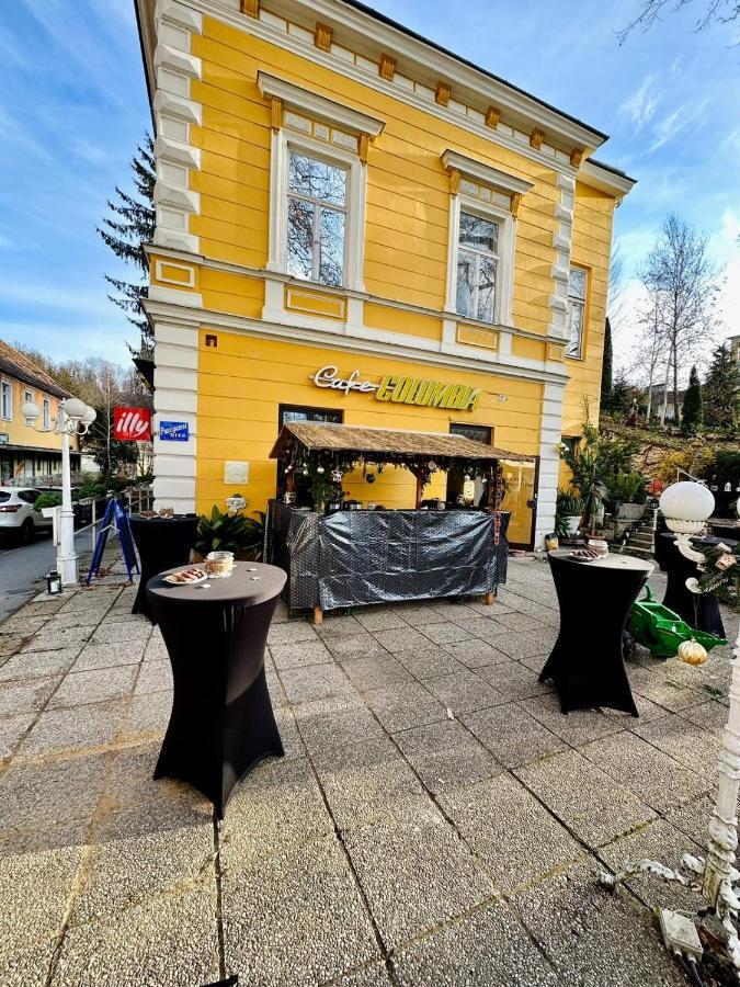 Pension Columbia Inkl. Fruehstueck Im Zentraum Bad Gleichenberg Buitenkant foto